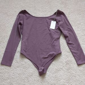 NWT Target A New Day Boatneck Bodysuit Size M